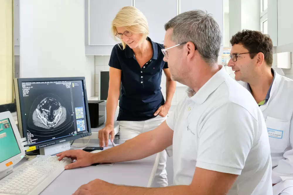 Teamgespräch mit Ärzten aus der Klinik Josephinum, Gastroenterologie im Josephinum